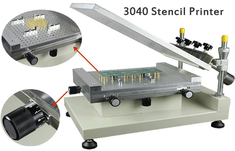 High Precision Solder Paste Stencil Printer 3040 For PCB Board Manual Solder Printer