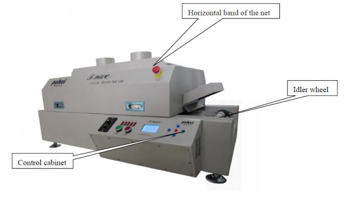 T960E Benchtop LED / Infrared SMT Reflow Oven BGA Infrared SMD Rework ...