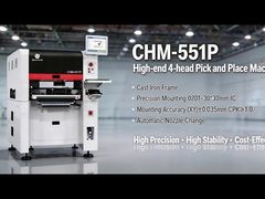 Cast-iron frame 4-head pick and place machine CHM-551P mix mounting