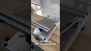 Updated frameless stencil printer 4532 high precision material anual solder paste printer