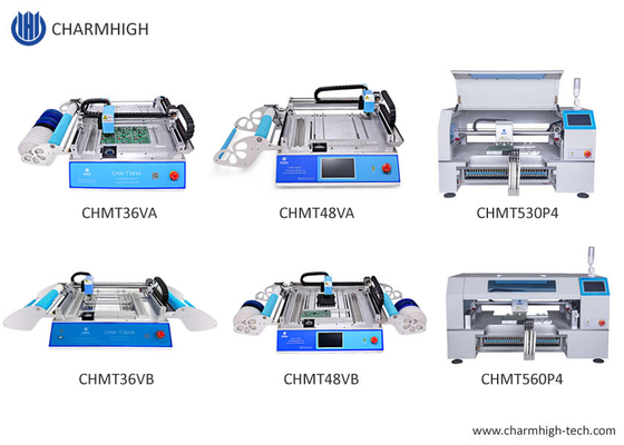 Charmhigh 6 Kinds Desktop SMT Electronics Pick and Place Machine PCB Making Machine