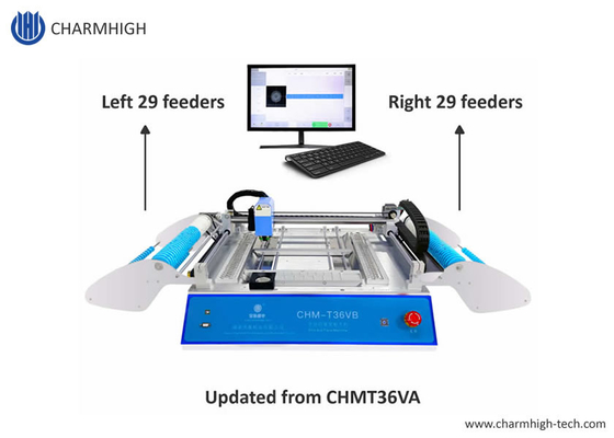 Dual Side 58 Feeders PC Control Desktop Smt Machine CHM-T36VB Chmt36va