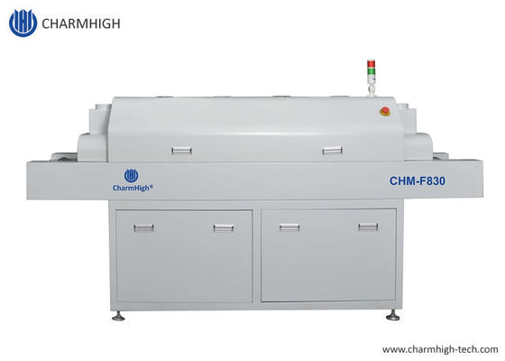 CHM-F830 Vertical SMT Reflow Oven 8 Temp Zones 1400*300mm Hot Air Soldering Machine