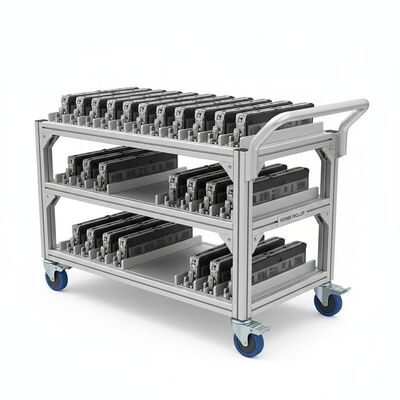 Panasonic CM402/602/NPM Feeder Storage Cart, Feeder Trolley 30pcs 2 layers