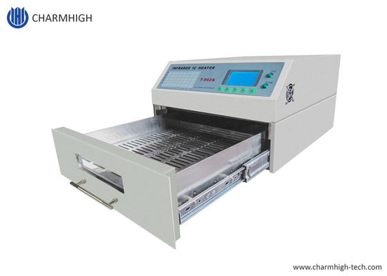 Mini Reflow Oven 300*320mm 1500w T962A with Exhaust IC Heater Infrared Welding Station