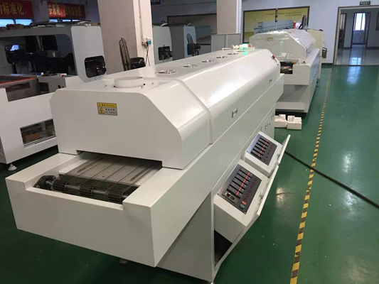 CHM-6635 Reflow Oven 6 Temp. Zones (up6+down6) 2200*350mm SMT Reflow Soldering Machine