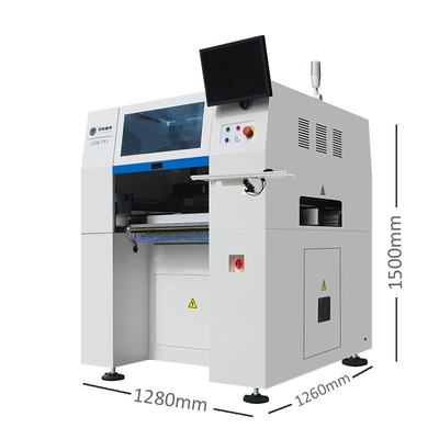 Double Y motors CHM-751 Economic 6 heads PCB Production Line SMT Pick and Place Machine