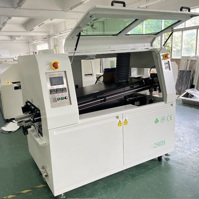 Lead-free Wave Soldering Machine 250mm PCB Width DIP Production Line