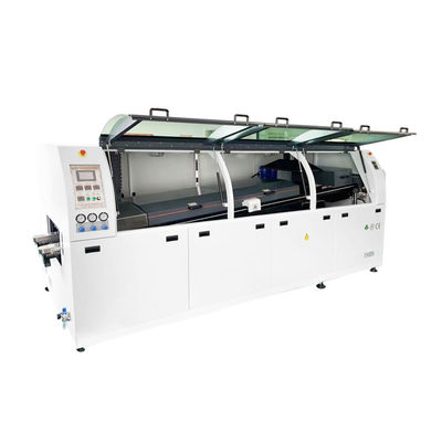 Lead-Free Wave Soldering Machine 250DS 300DS 350DS with Automatic Conveying for PCB DIP Production Line
