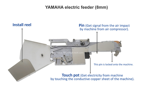 Touch Pot (Wireless) Yamaha Electric feeder for Charmhigh CHM-551 SMD Pick and Place Machine