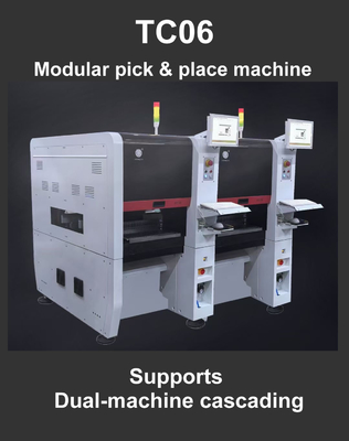 Compact Industrial SMD Pick and Place Machine TC06 Chip Mounter for PCB Assembly Line