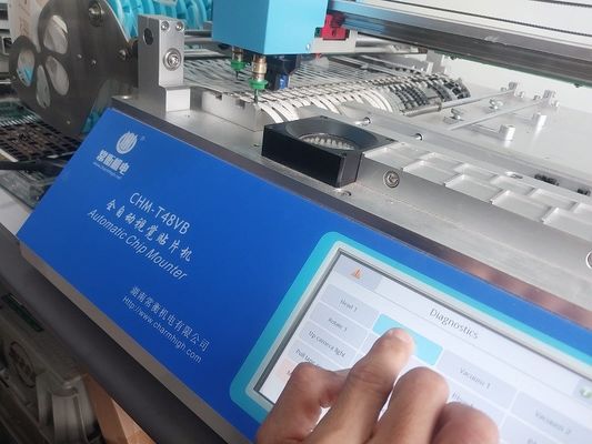 CHMT48VB 58pcs Feeders All In One Machine Desktop Pick And Place Machine Small SMT Machine