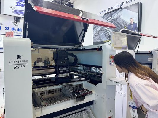 Dual Linear Motor Drive Charmhigh RS10 Magnetic Suspension SMT Pick and Place Machine