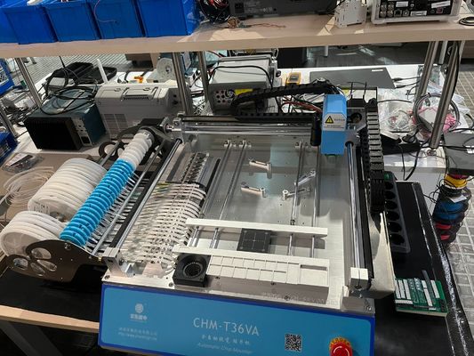 2 Heads 29 Feeders CHMT36VA SMD Pick And Place Machine + Two CCD Cameras + External PC