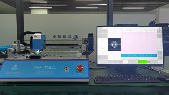Small SMT Line Stencil Printer / CHMT36VA Pick and Place Machine / Reflow Oven 420