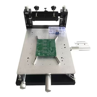 Benchtop Manual SMT Screen Printer for Double-Sided PCB Assembly, 300×400mm Solder Paste Printing