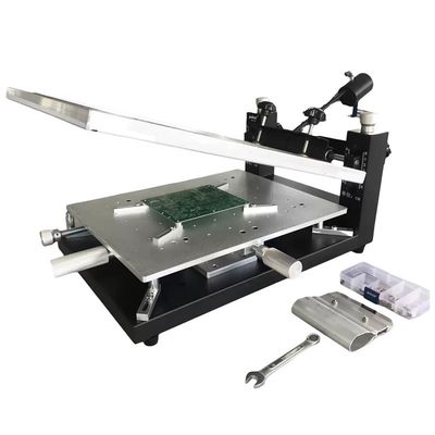 Benchtop Manual SMT Screen Printer for Double-Sided PCB Assembly, 300×400mm Solder Paste Printing