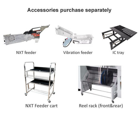 TC06 Narrow 6-Head High-Speed SMT Pick and Place Machine with Integrated Cast Iron Platform