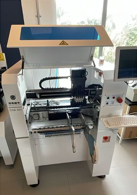 CHM-551 SMD Production Line SMT Assembly Line High Precision 4 Heads PCB Making Robot