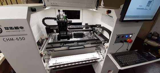 Table Top CHM-650 High Precision 4 Heads SMT PCB Component Mounting Machine