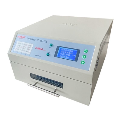 Mini Reflow Oven 300*320mm 1500w T962A with Exhaust IC Heater Infrared Welding Station