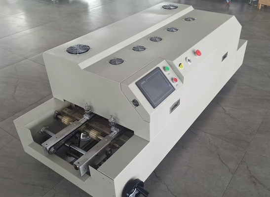 T981 Benchtop Chain Reflow Oven Lead-free 8-zone BGA Soldering Double-Sided PCB