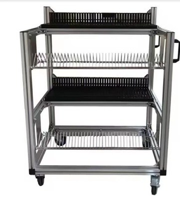 Aluminum Alloy NXT Storage Feeder Cart For FUJI NXT Electric Feeder Charmhigh SMT Machines