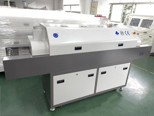 CHM-F830 Vertical SMT Reflow Oven 8 Temp Zones 1400*300mm Hot Air Soldering Machine