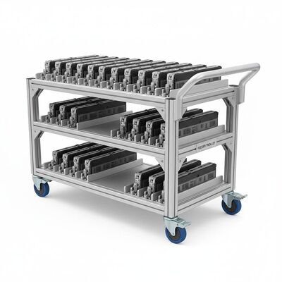 Panasonic CM402/602/NPM Feeder Storage Cart, Feeder Trolley 30pcs 2 layers