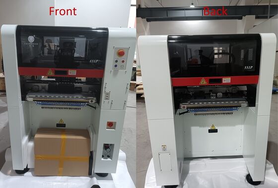 High Precision 4-head CHM-551P SMT Production Line with 4-zone Reflow Oven for PCB Assembly
