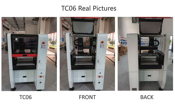 Best Seller 6 heads TC06 Pick and Place Machine Cast-iron Frame SMT Chip Mounter