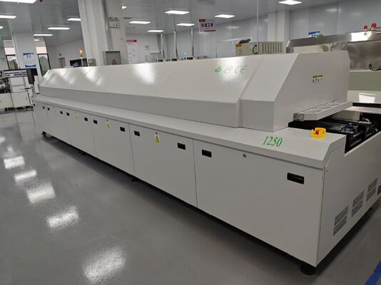 12-zone Lead-free SMT Reflow Oven CHM-PC1260 Reflow Soldering 4680x600mm