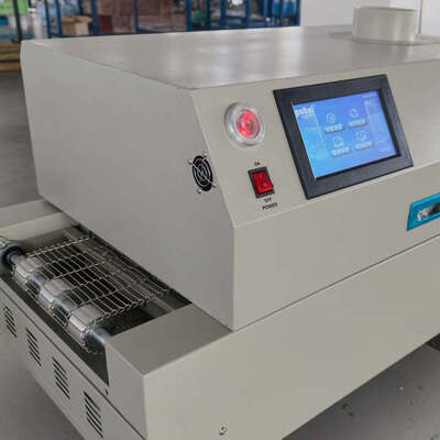 T961 Desktop Reflow Oven with Conveyor 730*230mm 6 temp Zones 3.5KW Soldering Machine