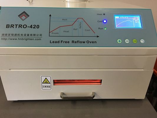 CHMRO-420 Desktop 2500w IC heater, lead free, Hot air , Infrared Reflow Oven