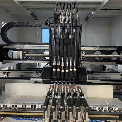 CHM-751 Charmhigh 6 Heads Chip Mounter Auto Nozzle Change PCB Assembly Line 0201