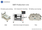 SMT Production Line 3040 Stencil Printer, CHM-550 SMT Chip Mounter, Reflow Oven T961