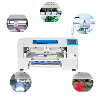 Desktop SMT Chip Mounter , Stencil Printing, T961 Reflow Oven PCB Assembly Line