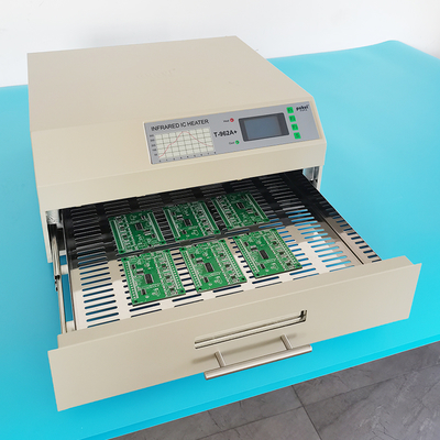 T962A Plus SMT Reflow Oven 450*370mm 2300w Infrared IC Heater PCB Soldering T962A+
